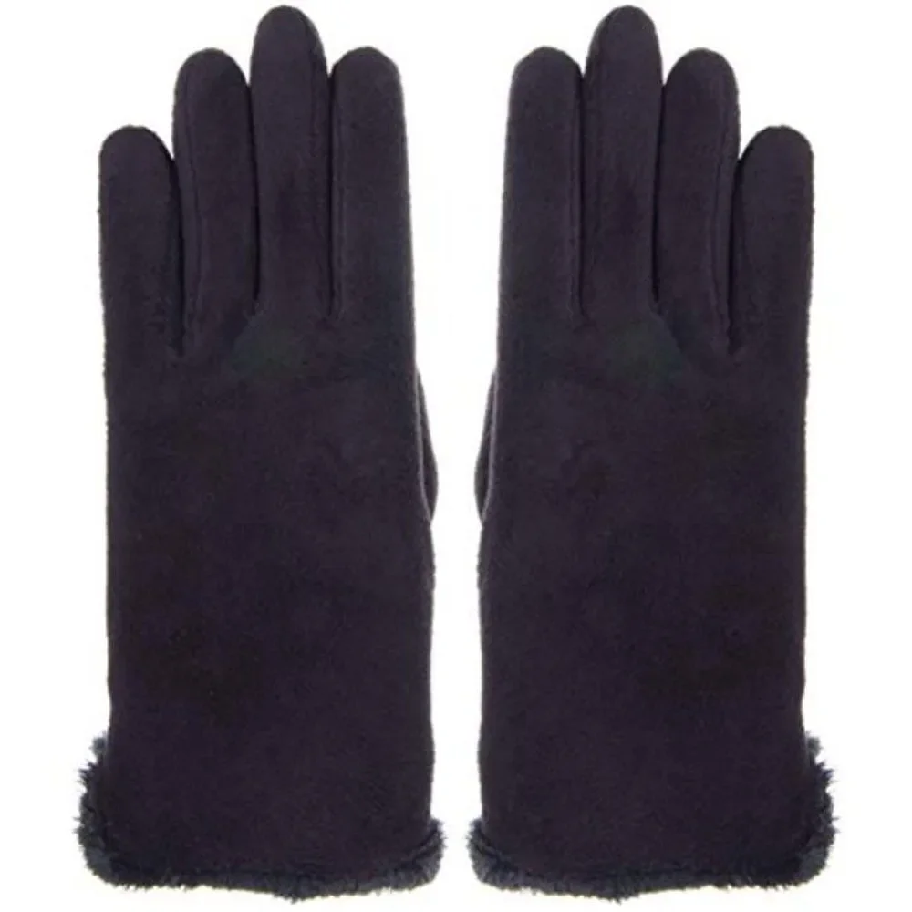 Isotoner Women's Stretch Fleece Gloves with Microluxe and Smart Touch Te… - Picture 4 of 13